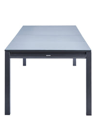 TABLE ODYSSEA II EASY NATERIAL 256/320X100 ANTHRACITE ALUMINIUM GLASS