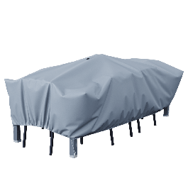 COVER FOR RECTANGULAR TABLE 250X130X60 LIGHT GREY
