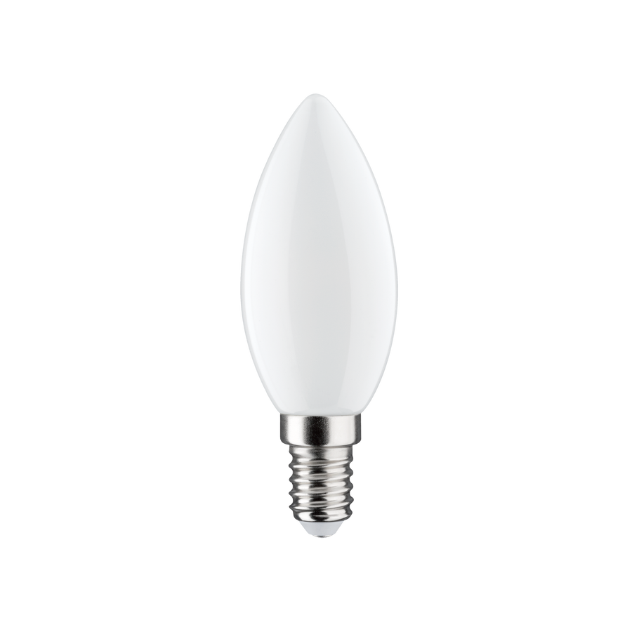 E14 LED bulb = 40W, frosted candle, warm light