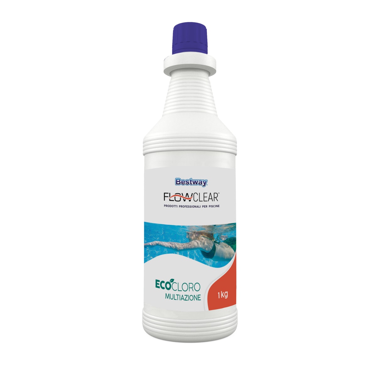 ECO CHLORINE 10 ACTIONS 1 KG FOR SWIMMING POOLS