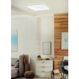 FRANIA PLASTIC CEILING LAMP WHITE 43X43CM LED 36W 3900LM NATURAL LIGHT