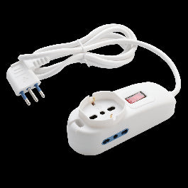 MULTIPRESACON 1 UNIVERSAL PLACE AND 1 10/16A SOCKET WITH SAFETY SWITCH AND CABLE