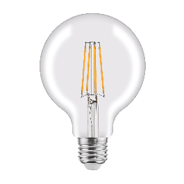LED BULB E27=60W GLOBE SMALL TRANSPARENT NATURAL LIGHT