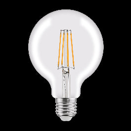 LED BULB E27=60W GLOBE SMALL TRANSPARENT NATURAL LIGHT