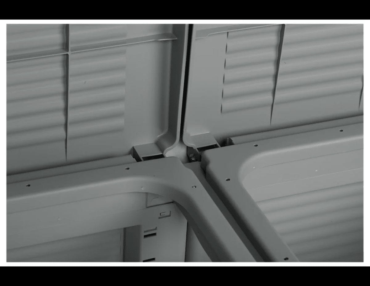 Bricocenter ECOLINE 2 GREY RESIN RECYCLING CABINET W68XP39XH88,7