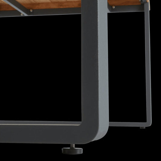 Bricocenter BERMEO NATERIAL BERMEO FIXED TABLE 210X100X78 ALUMINUM TEAK