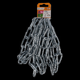 LONG GALVANISED STEEL CHAIN D5MM 2.5M