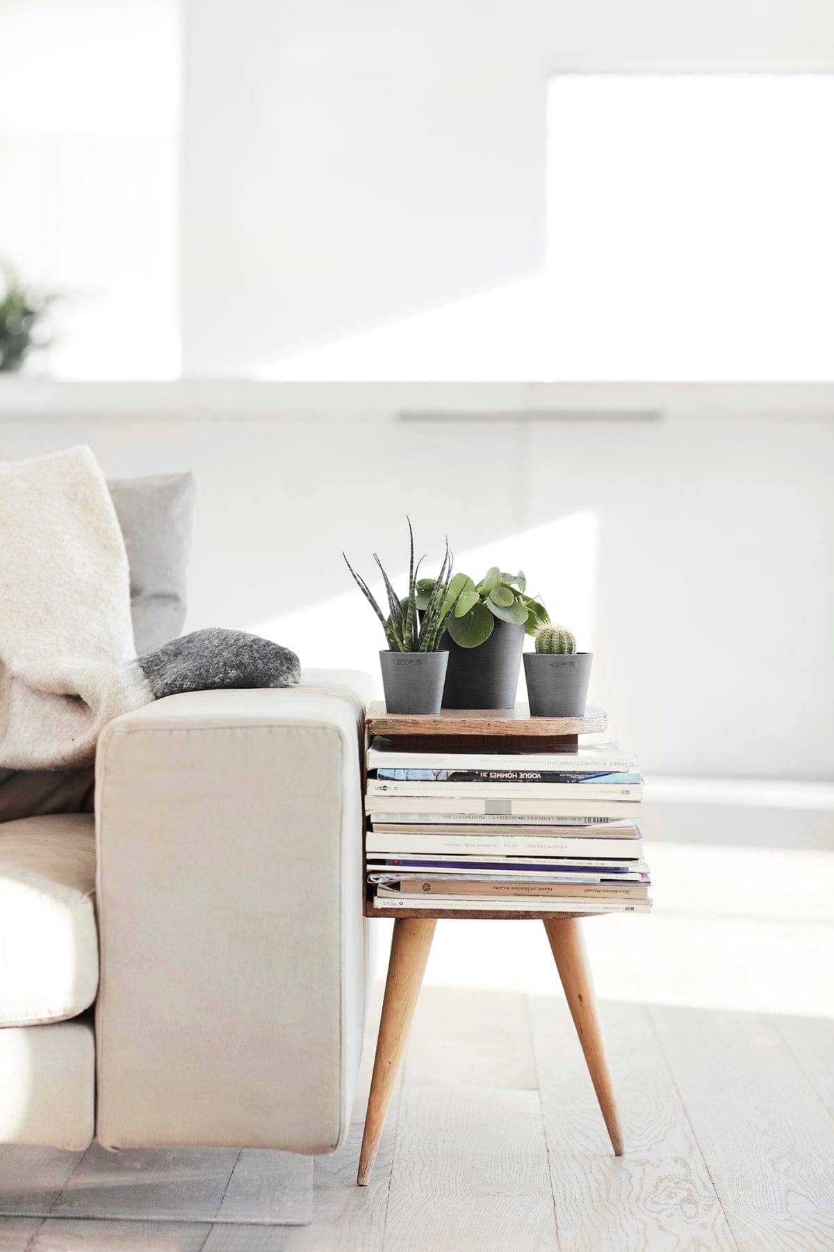 Bricocenter AMSTERDAM VASE DIAM 13 CM H 11,4 CM STONE GREY