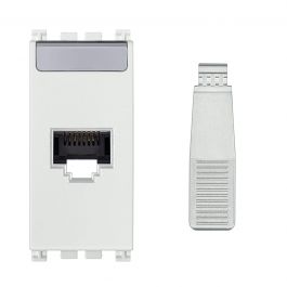 ARKE MAINS SOCKET RJ45 WHITE