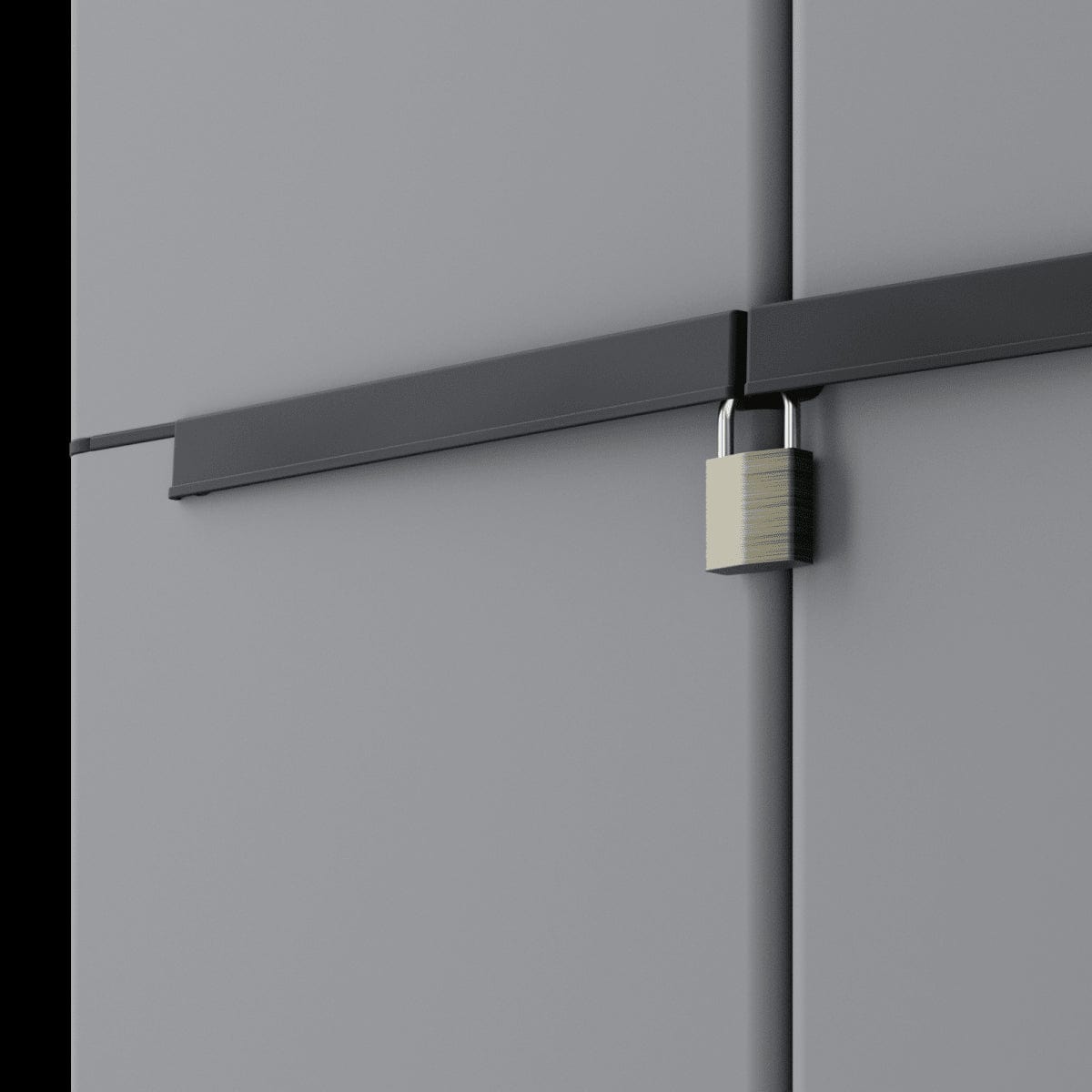 Bricocenter HIGH TRANSFORMABLE RESIN WARDROBE 170X68X39CM SPACEO GREY