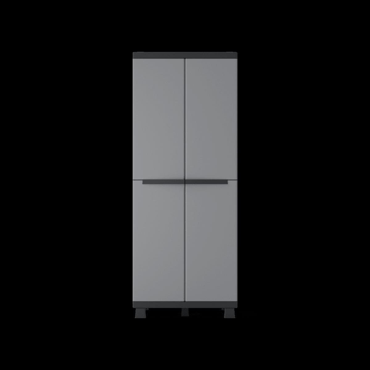Bricocenter HIGH TRANSFORMABLE RESIN WARDROBE 170X68X39CM SPACEO GREY