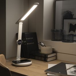STUDIO LAMP ALEX PLUS METAL WHITE H35 CM TOUCH USB DIMMABLE