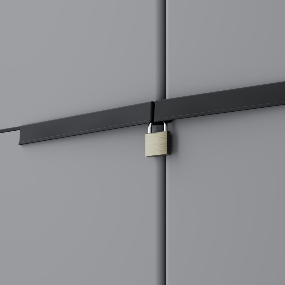 Bricocenter 3-DOOR RESIN CUPBOARD 170X102X39CM SPACEO GREY