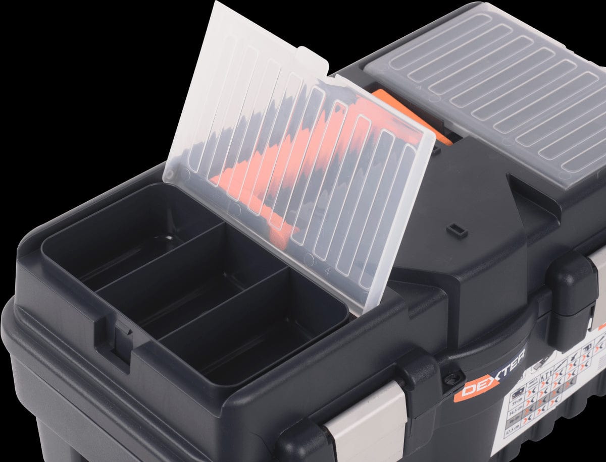 Bricocenter DEXTER TOOL CASE 26X24X46CM 19 INCH PLASTIC