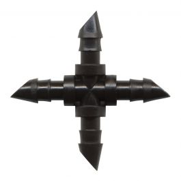 CROSS CONNECTOR FOR PIPES DIAMETER 4/6MM 10 PIECES GEOLIA