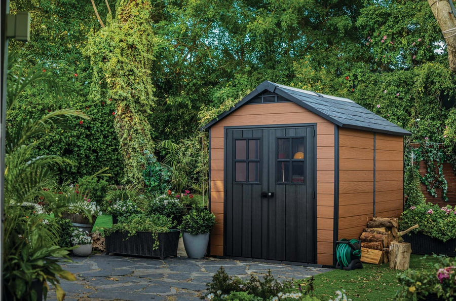 Bricocenter NEWTON COTTAGE THICKNESS 20MM EXTERIOR DIMENSIONS 278.9X210X252H FLOOR INCLUDED