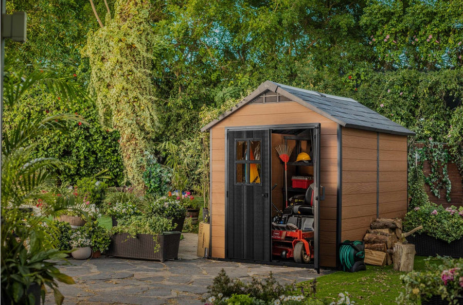 Bricocenter NEWTON COTTAGE THICKNESS 20MM EXTERIOR DIMENSIONS 278.9X210X252H FLOOR INCLUDED