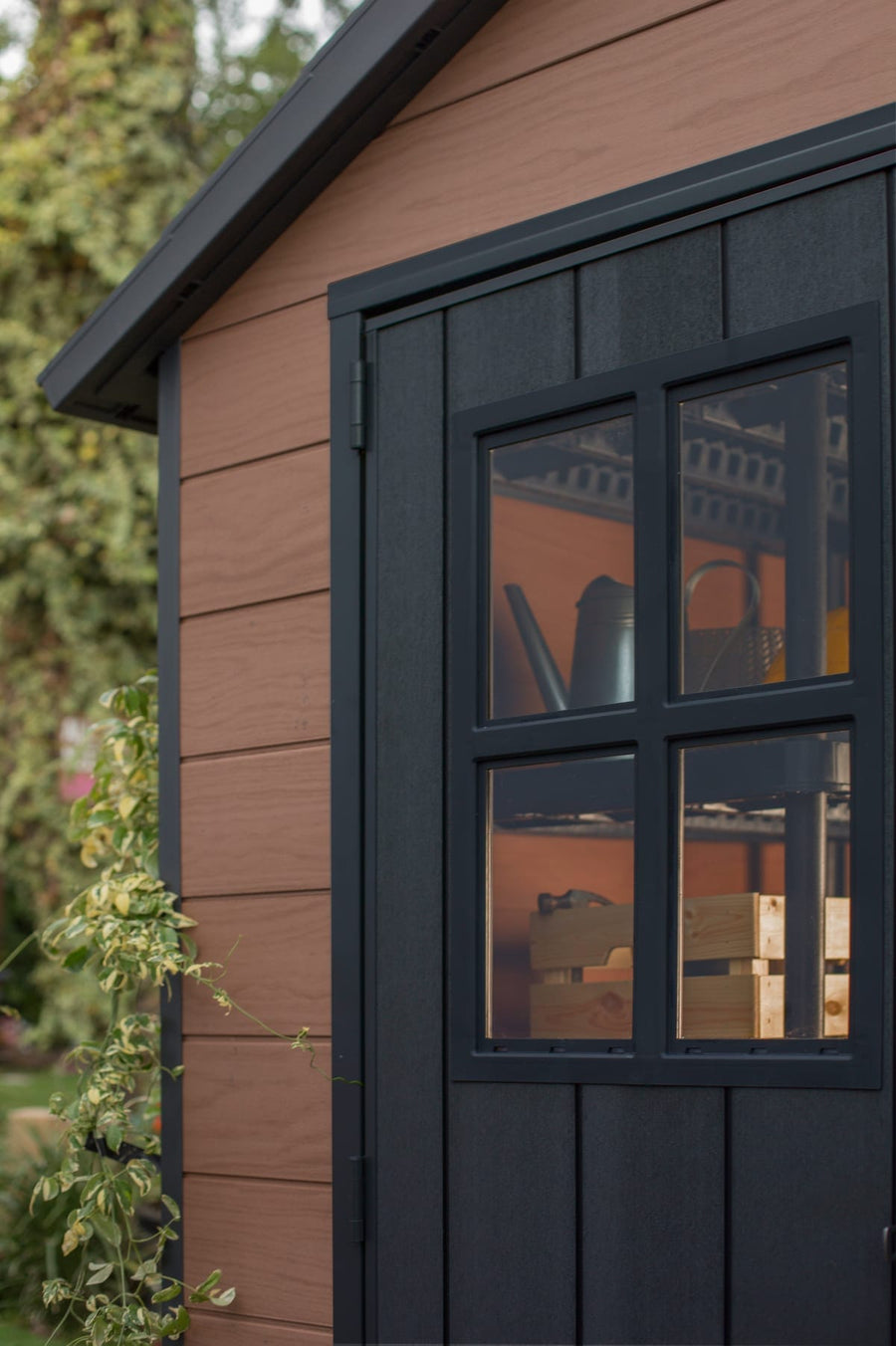 Bricocenter NEWTON COTTAGE THICKNESS 20MM EXTERIOR DIMENSIONS 278.9X210X252H FLOOR INCLUDED