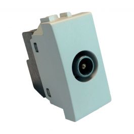 TV SOCKET MALE DIRECT LIVING LIGHT WHITE