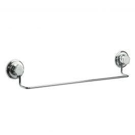 TOWEL HOLDER L 45 CM SUCTION CUP CHROME