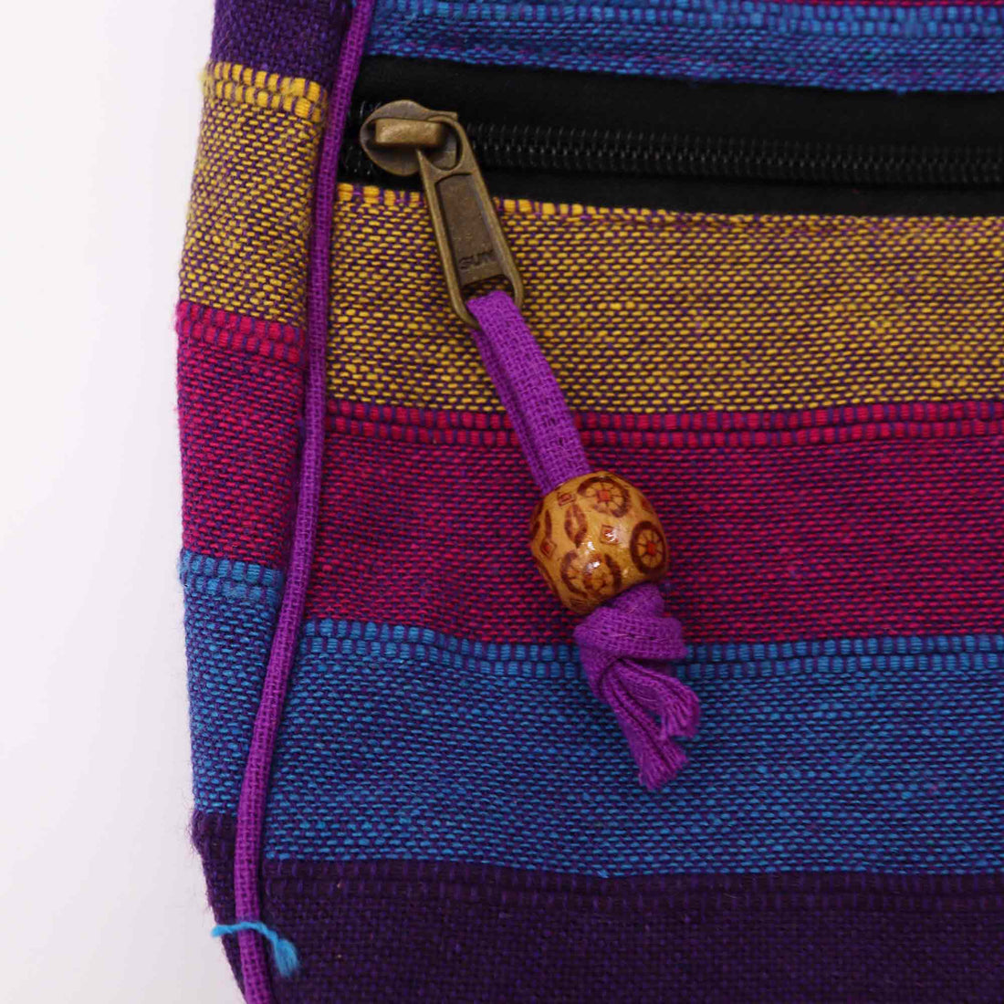 Lrg Nepal Sling Bag  (Adjustable Strap) - Wild Flowers