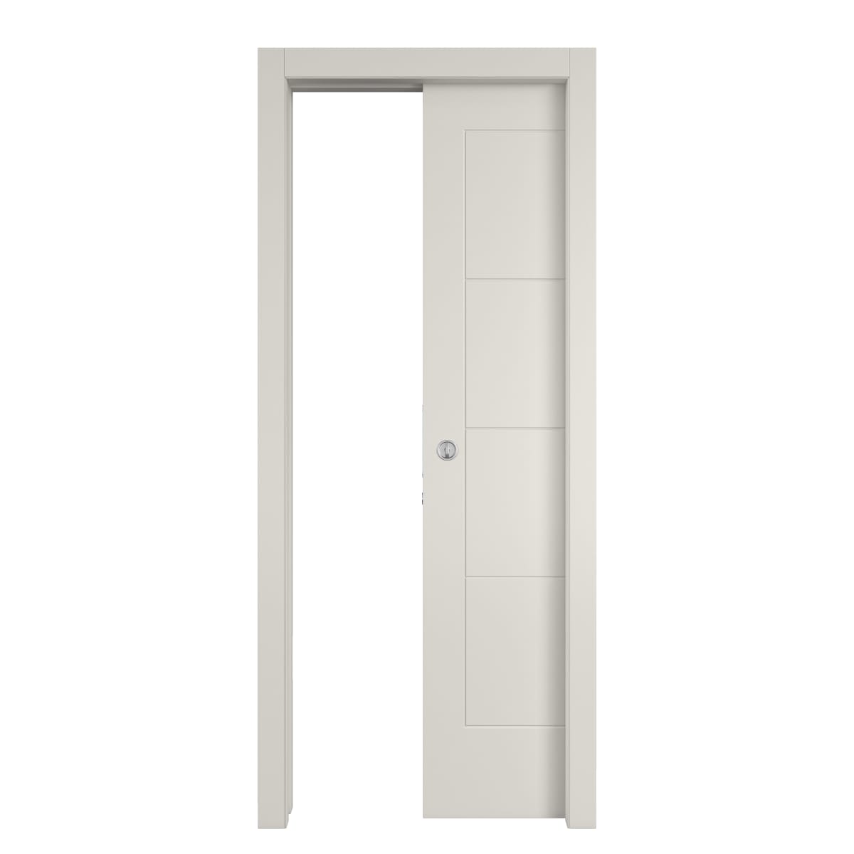 WHITE RIBERA SLIDING DOOR 80X210