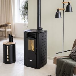 PELLET STOVE HELLA EQUATION L1 7 KW COLOR BLACK