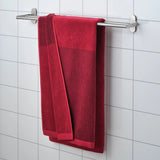 HIMLEÅN bath towel, dark red/mélange, 70x140 cm