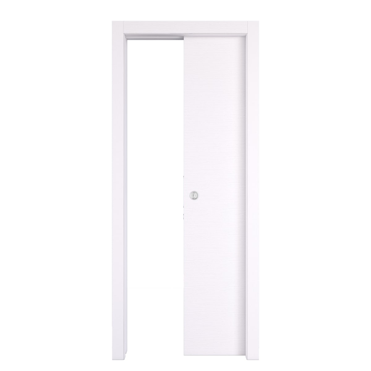 DOOR OXFORD KENT WHITE ASH 70X210 CM SLIDING INSIDE WALL HARDWARE CR