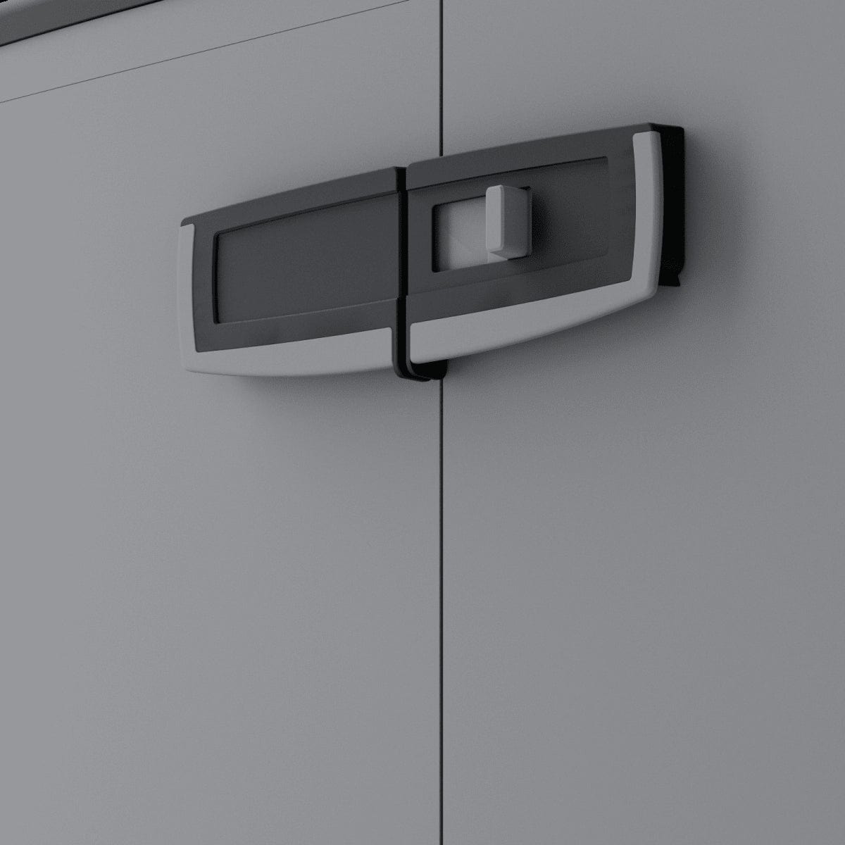 Bricocenter LOW RESIN CABINET XL 93X85X52CM BLACK GREY SPACEO