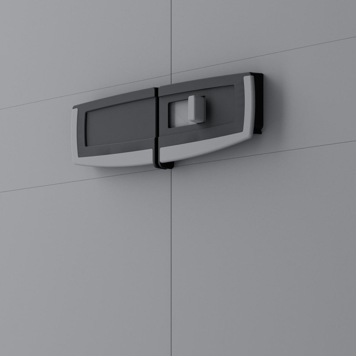 Bricocenter HIGH RESIN CUPBOARD 180X85X52CM BLACK GREY SPACEO