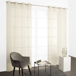 HARLANA CREAM FILTER CURTAIN 140X280 CM WITH EYELETS
