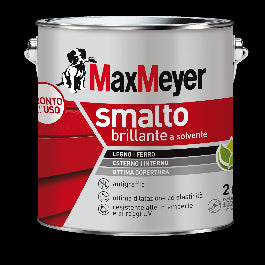 SOLVENT ENAMEL BRIGHT BLACK R9005 MM 2 LT