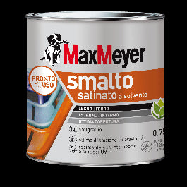 SATIN DARK BROWN SOLVENT ENAMEL R8017 MM 750ML