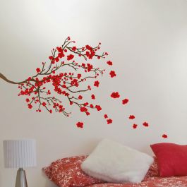 WALL STICKER RED RAMAGE L 47.5X67