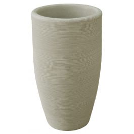 TRUNCATED CONICAL SHABBY TCRI PV VASE 70 ROPE