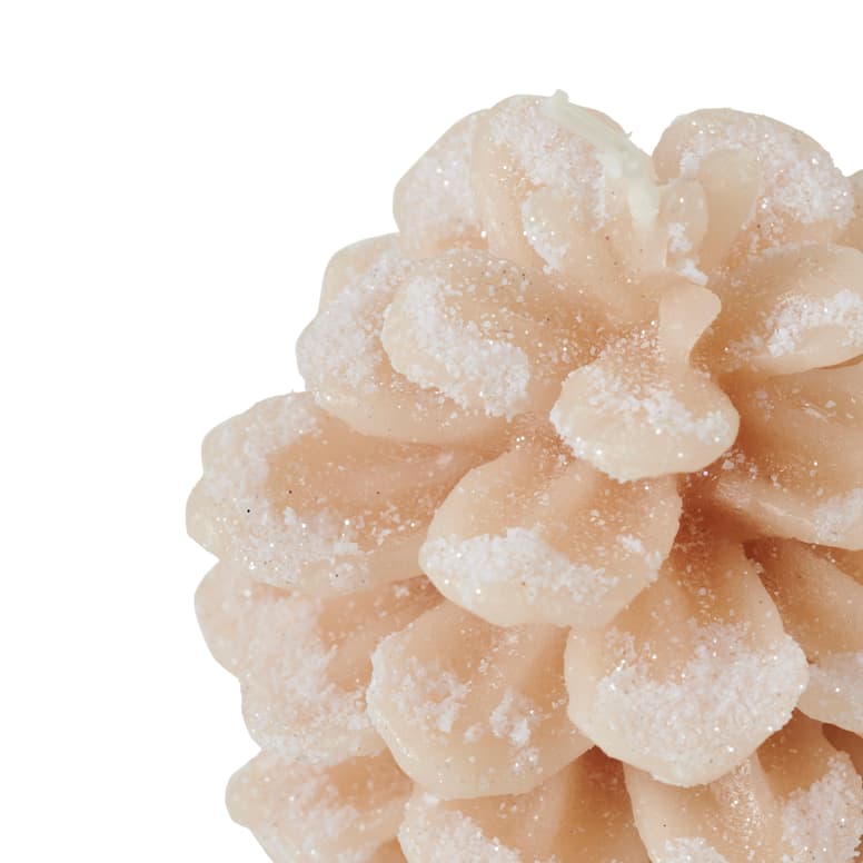 Casa CONE Brown candle, H 9,5 cm - Ø 8 cm