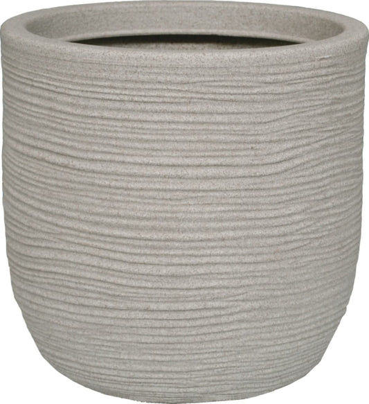 Bricocenter SHABBY STRIPED CONCHINO VASE D.45 ROPE