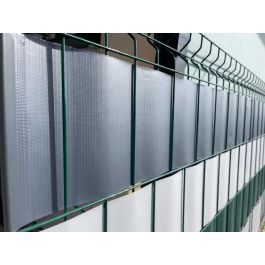 PVC BREAKSTRIP MT35 X 19CM ANTHRACITE, 25 FIXING CLIPS INCLUDED