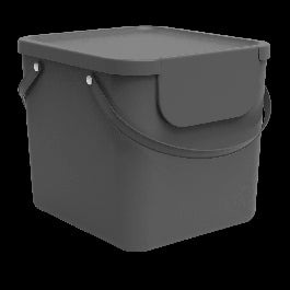 SELECTIVE DUSTBIN 40L - DELINIA -TRENDY GREY - PLASTIC