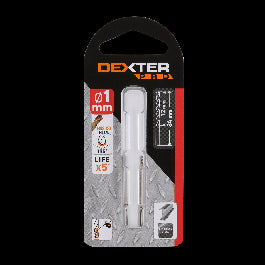 DEXTER PRO METAL DRILL 1X34MM CYLINDRICAL SHANK 2 PIECES