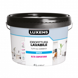 LUXENS WHITE WASHABLE PAINT 4LT