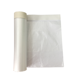 SUPER LIGHT PLASTIC PROTECTION ROLL WITH DEXTER 7MICRON TAPE 2.1X10MT