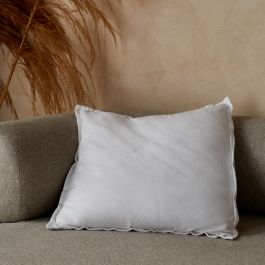 LEYA WHITE CUSHION 45X45 CM