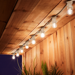 SEGOYA GARLAND WHITE 5MT 10XE27=15W IP44