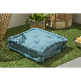 LUCK MATTRESS CUSHION AQUA GREEN 40X40X10 CM