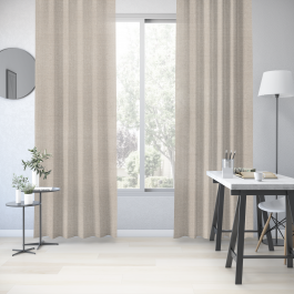 LENAYA NATURAL LINEN CURTAIN 200X280CM WEBBING AND HIDDEN LOOP