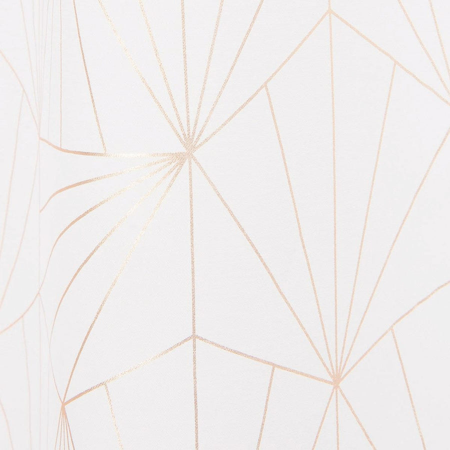 Bricocenter ARDA WHITE AND GOLD FILTER CURTAIN 140X280 CM WITH EYELETS