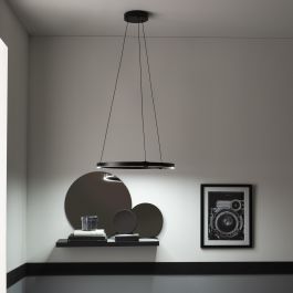 CASSINI METAL CHANDELIER BLACK D56 CM LED 33W CCT DIMMABLE