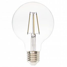 NATULIGHT LED BULB E27=60W GLOBE SMALL TRANSPARENT COLD LIGHT